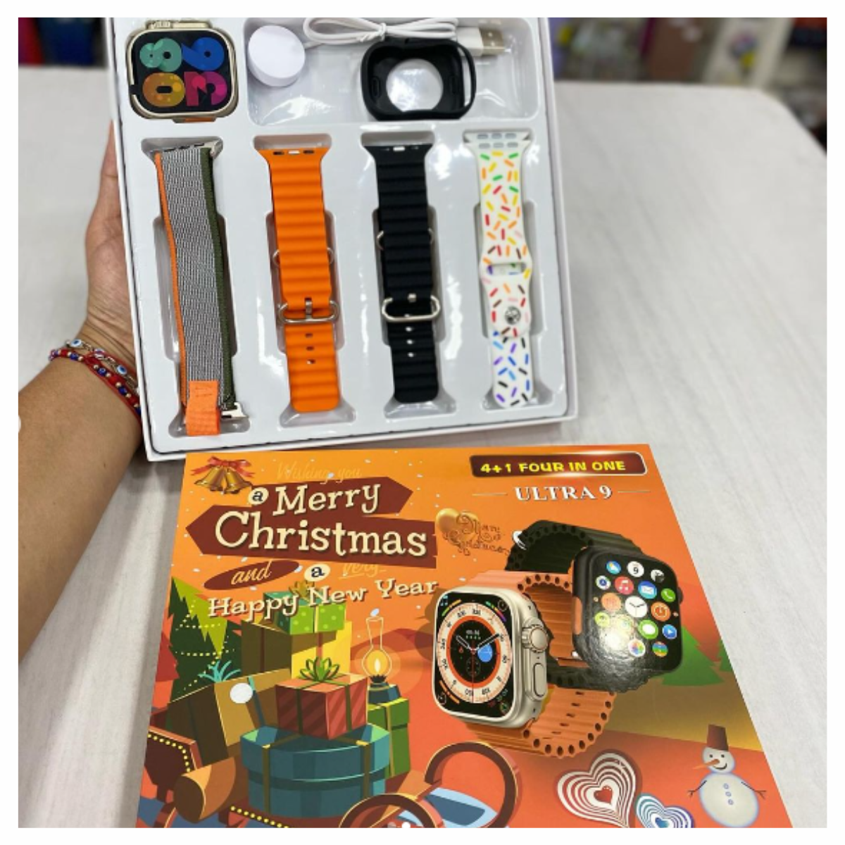 Reloj Inteligente Smartwatch Ultra + 4 Correas de regalo 🎁