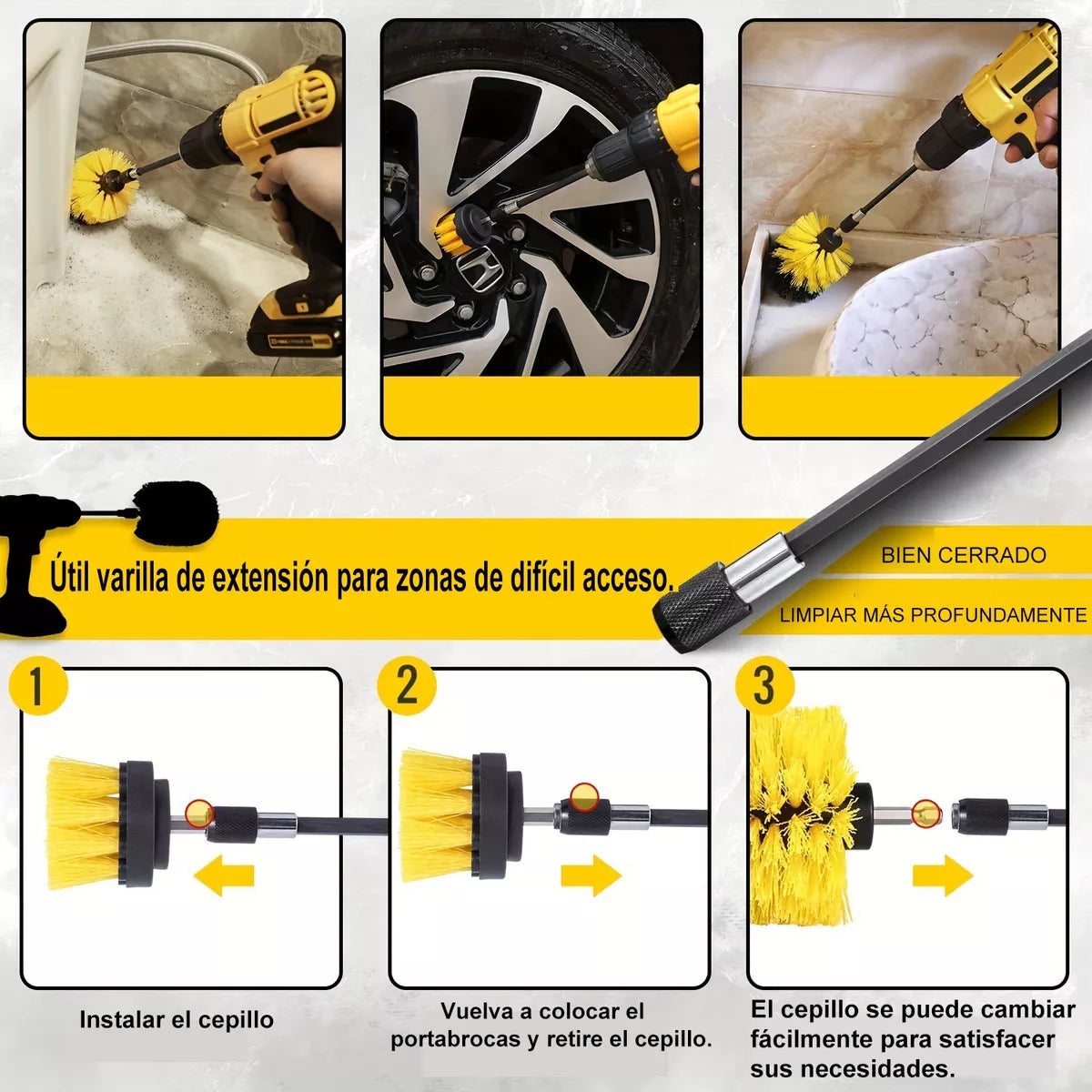WarmFlow - Cepillos Para Taladro
