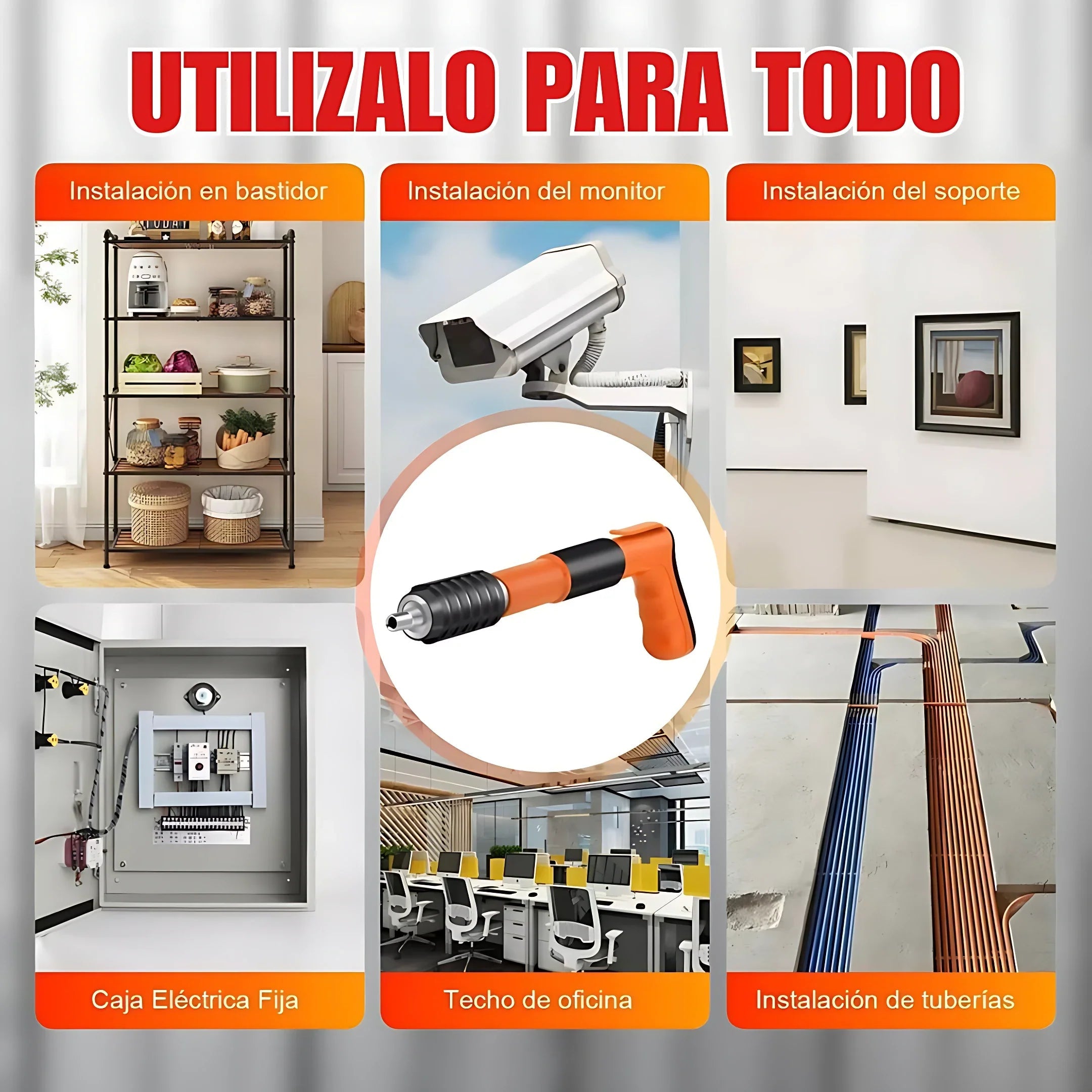 PistolaTitan - Kit De Clavos incluidos
