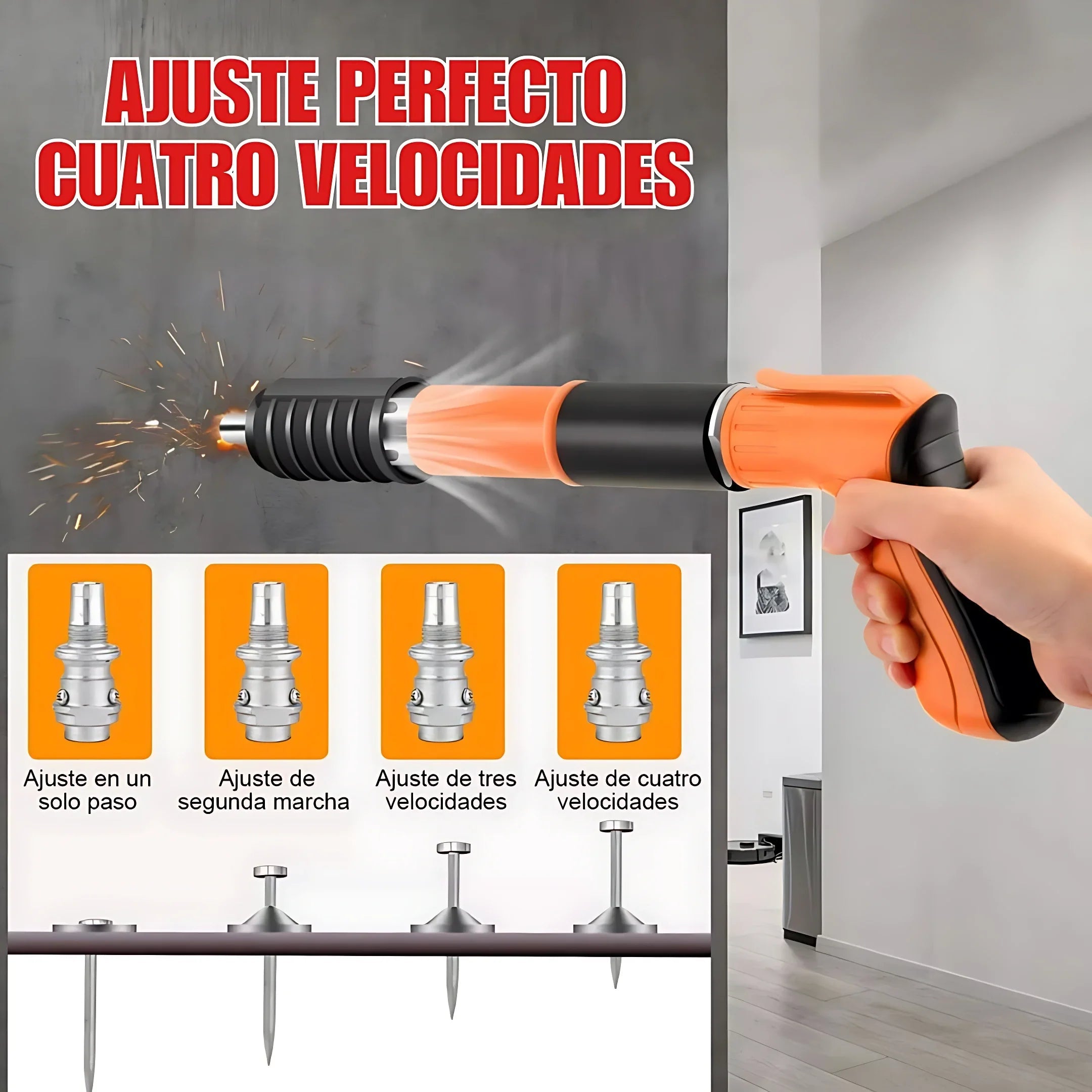 PistolaTitan - Kit De Clavos incluidos