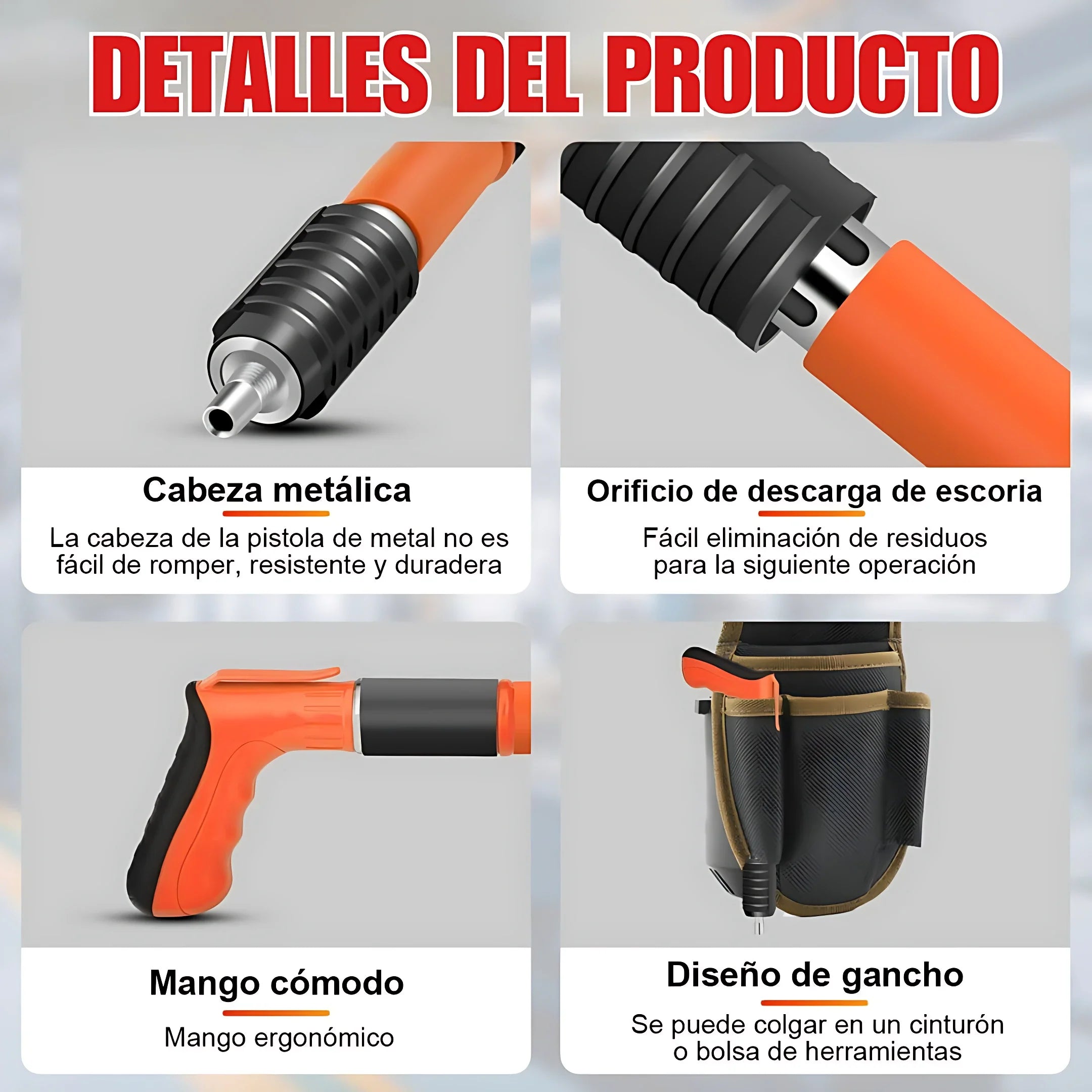 PistolaTitan - Kit De Clavos incluidos