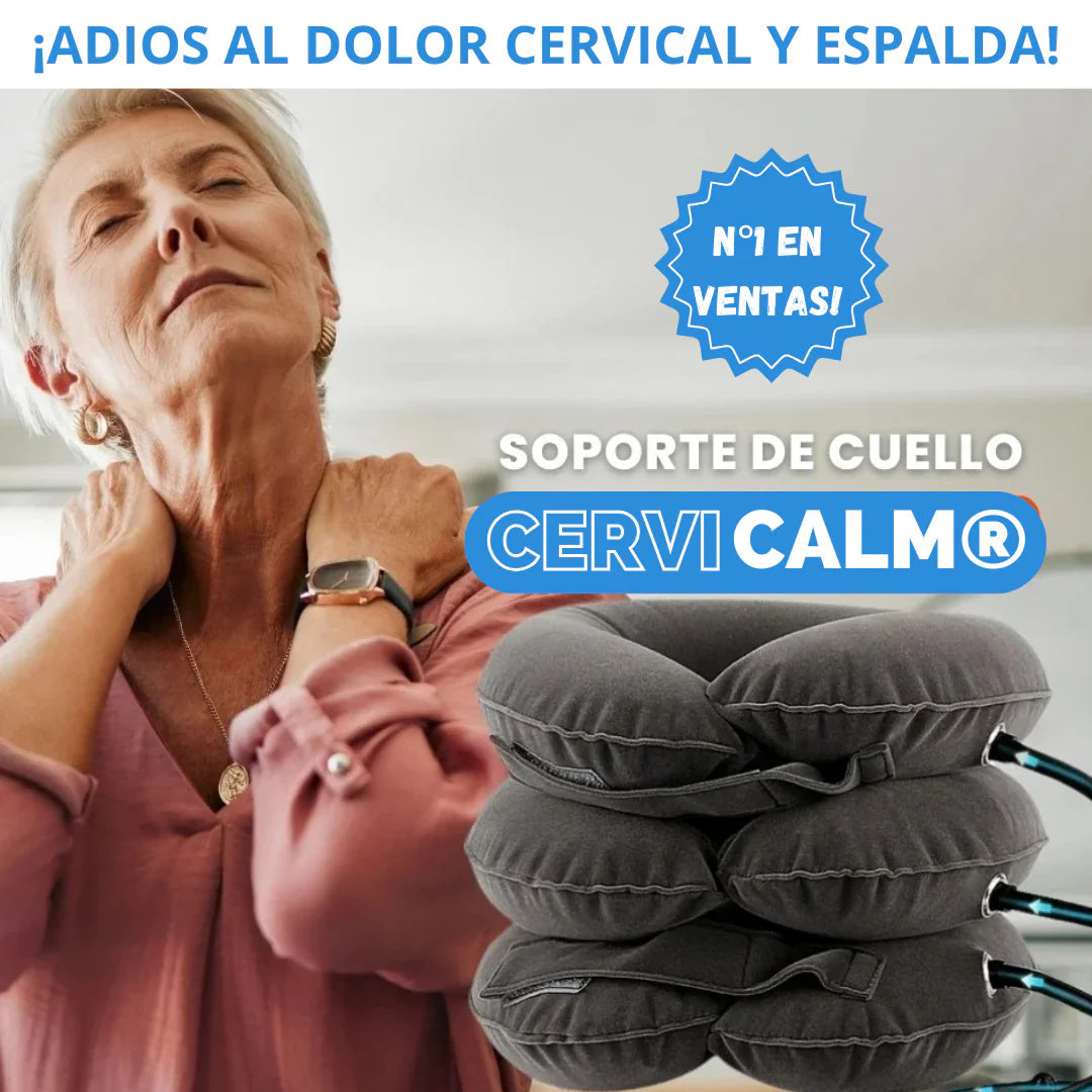 COJÍN CERVICAL ORTOPÉDICO  + Guía de Ejercicios para una Vida sin Tensión de REGALO