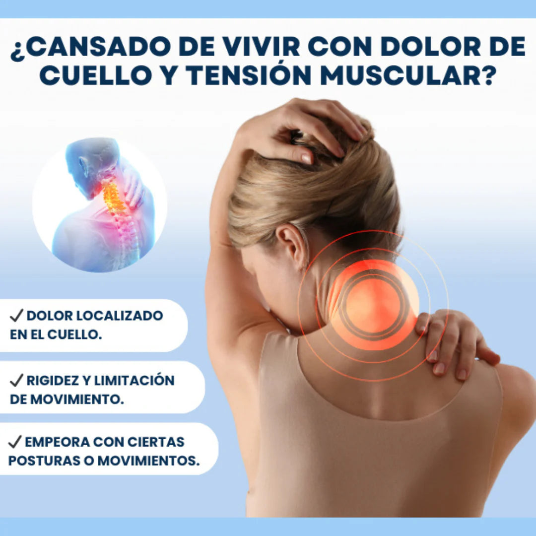 COJÍN CERVICAL ORTOPÉDICO  + Guía de Ejercicios para una Vida sin Tensión de REGALO
