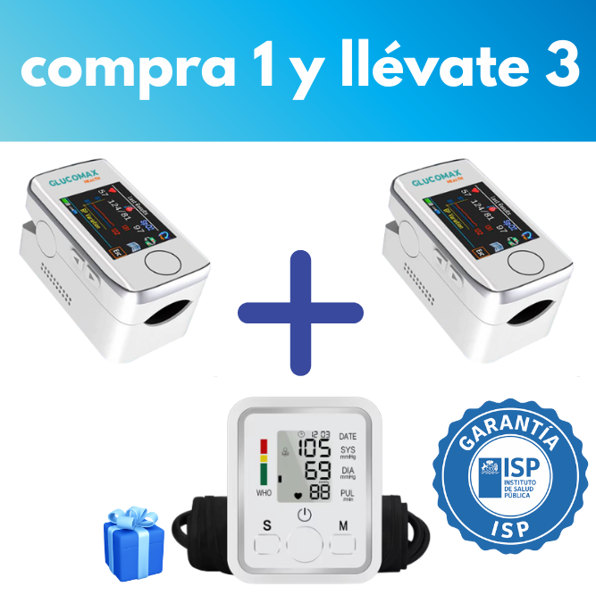 GlucoMax® - Medidor láser no invasivo [99,9% de precisión]